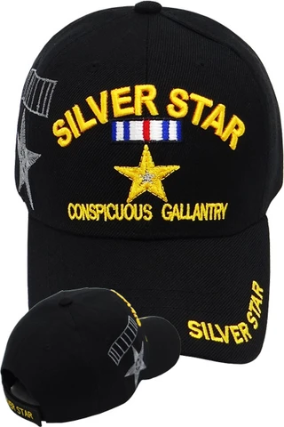 (SILVER STAR Military Cap - Officially Licensed