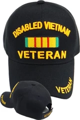 (DISABLED VIETNAM VETERAN Military Cap - Officially Licensed