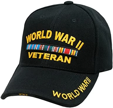 (WORLD WAR II VETERAN Military Cap - Officially Licensed