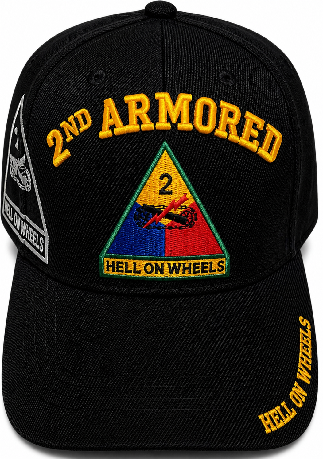 (2ND ARMORED HELL ON WHEELS Military Cap - Officially Licensed
