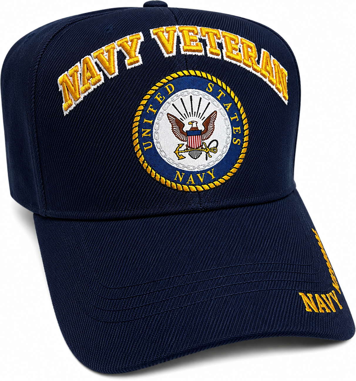 NAVY VETERAN LOGO  Military Cap - Officially Licensed