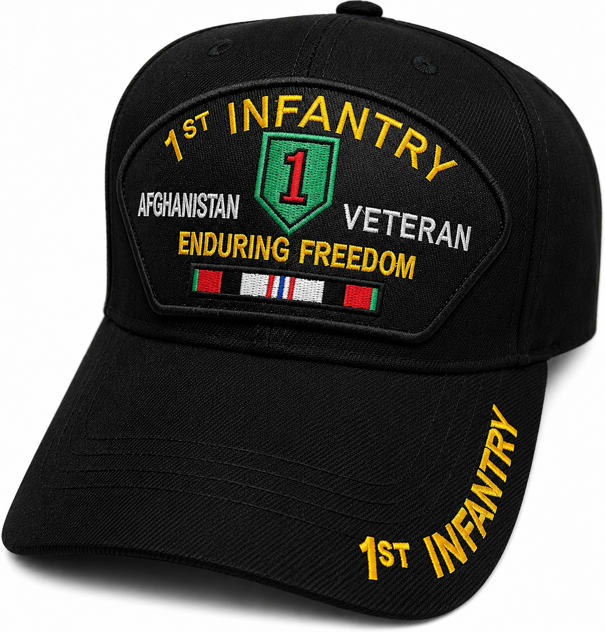 (1ST INFANTRY AFGHANISTAN VET Military Cap - Officially Licensed