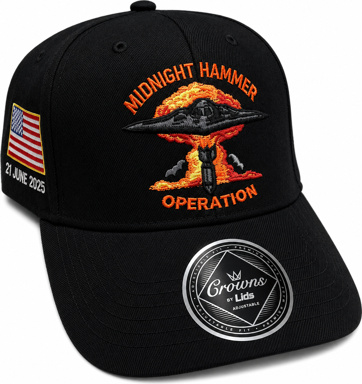 (OPERATION MIDNIGHT HAMMER BLACK Cap - Officially Licensed