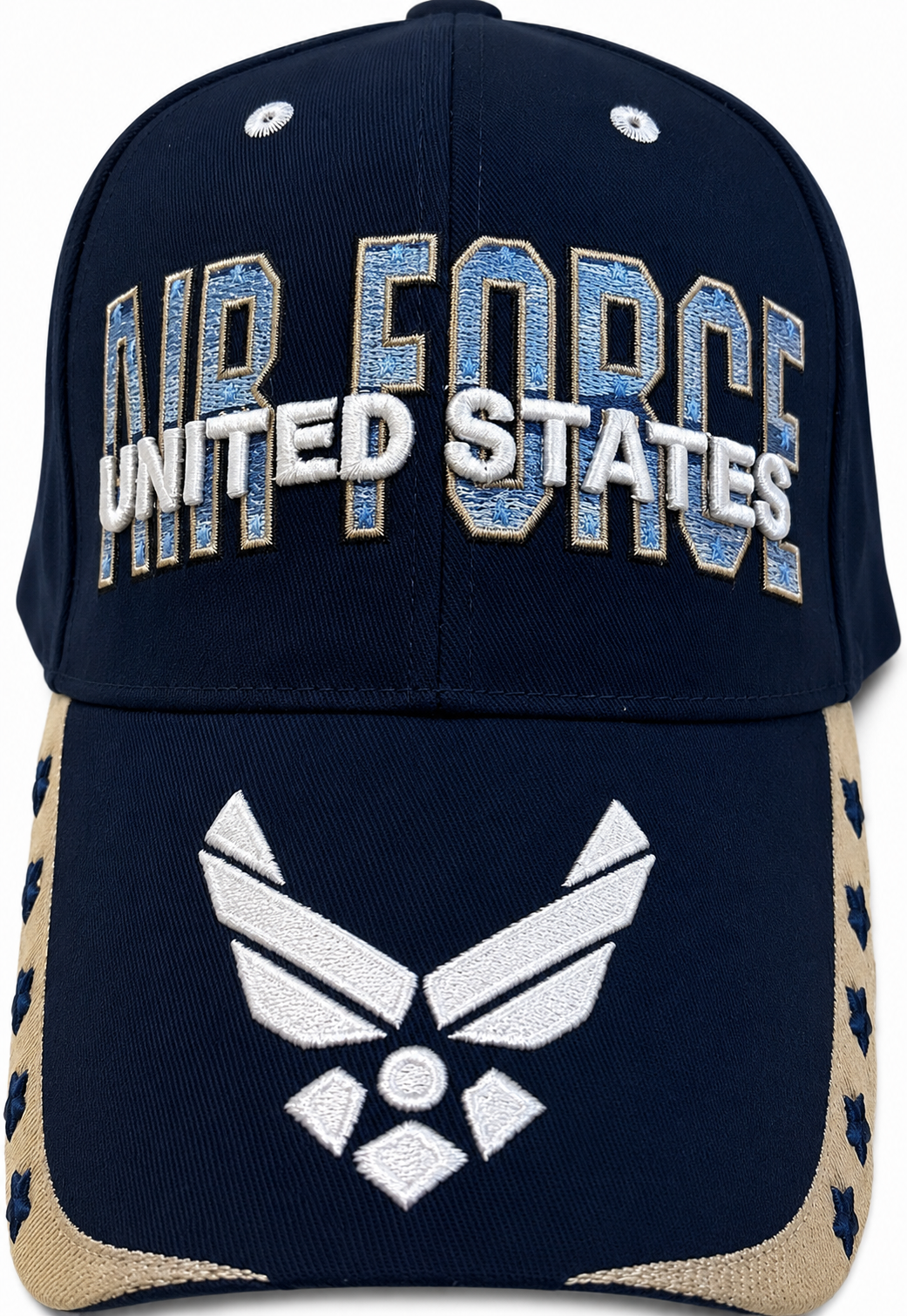 (AIR FORCE UNITED STATES & WINGS Military Cap - Officially Licensed