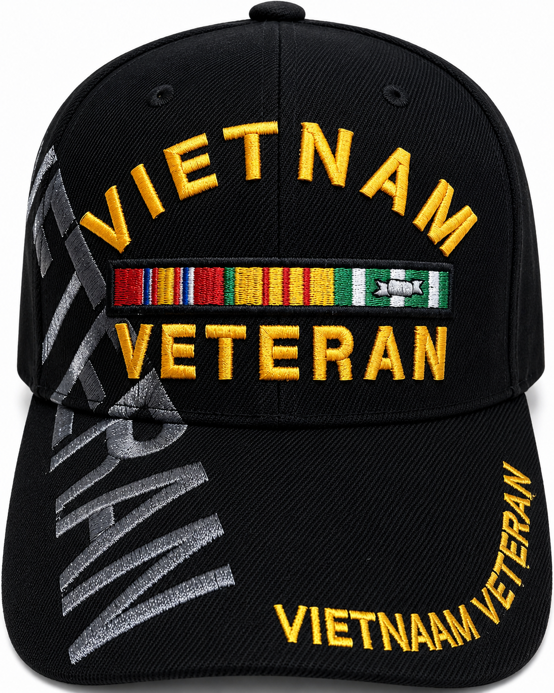 (VIETNAM VETERAN SHADOW ON SIDE Military Cap - Officially Licensed