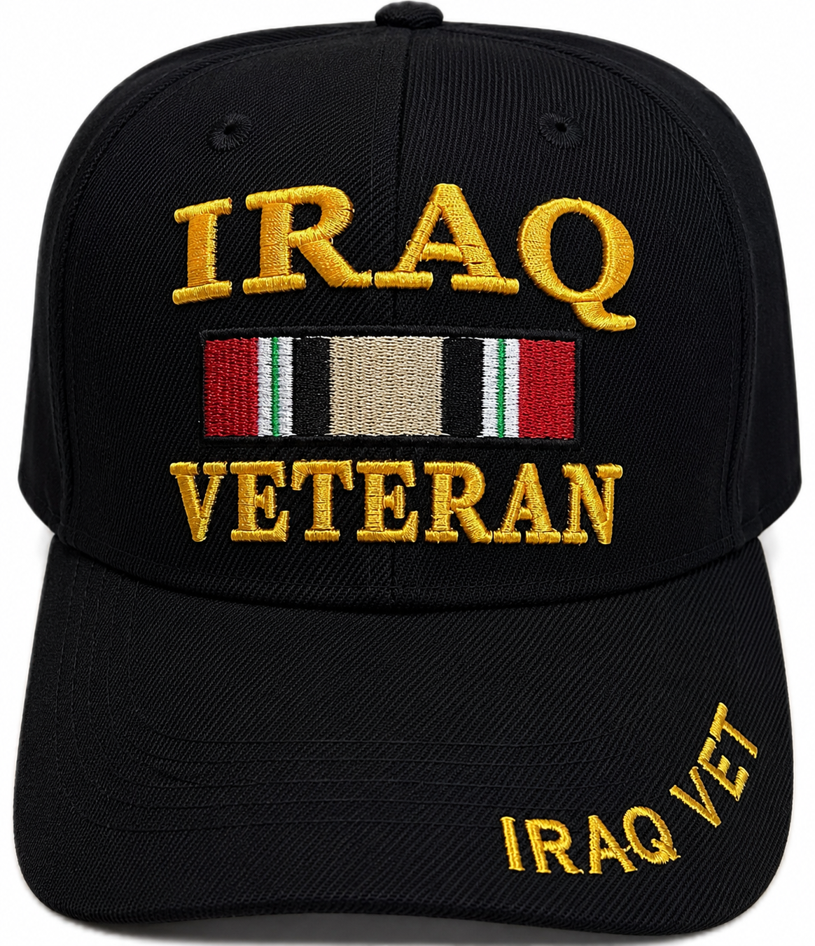 (IRAQ VETERAN AND CAMPAIGN RIBBON Military Cap - Officially Licensed