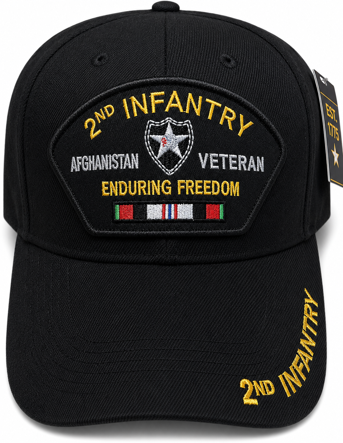 (2ND INFANTRY AFGHANISTAN VET Military Cap - Officially Licensed