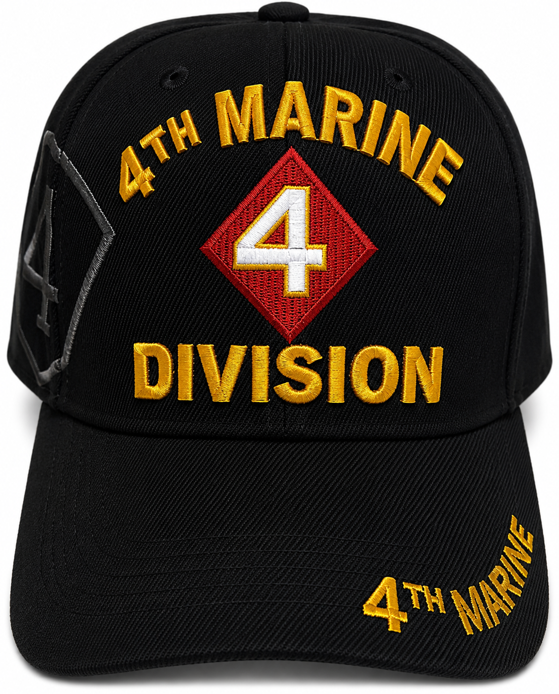(4TH MARINE DIV Military Cap - Officially Licensed