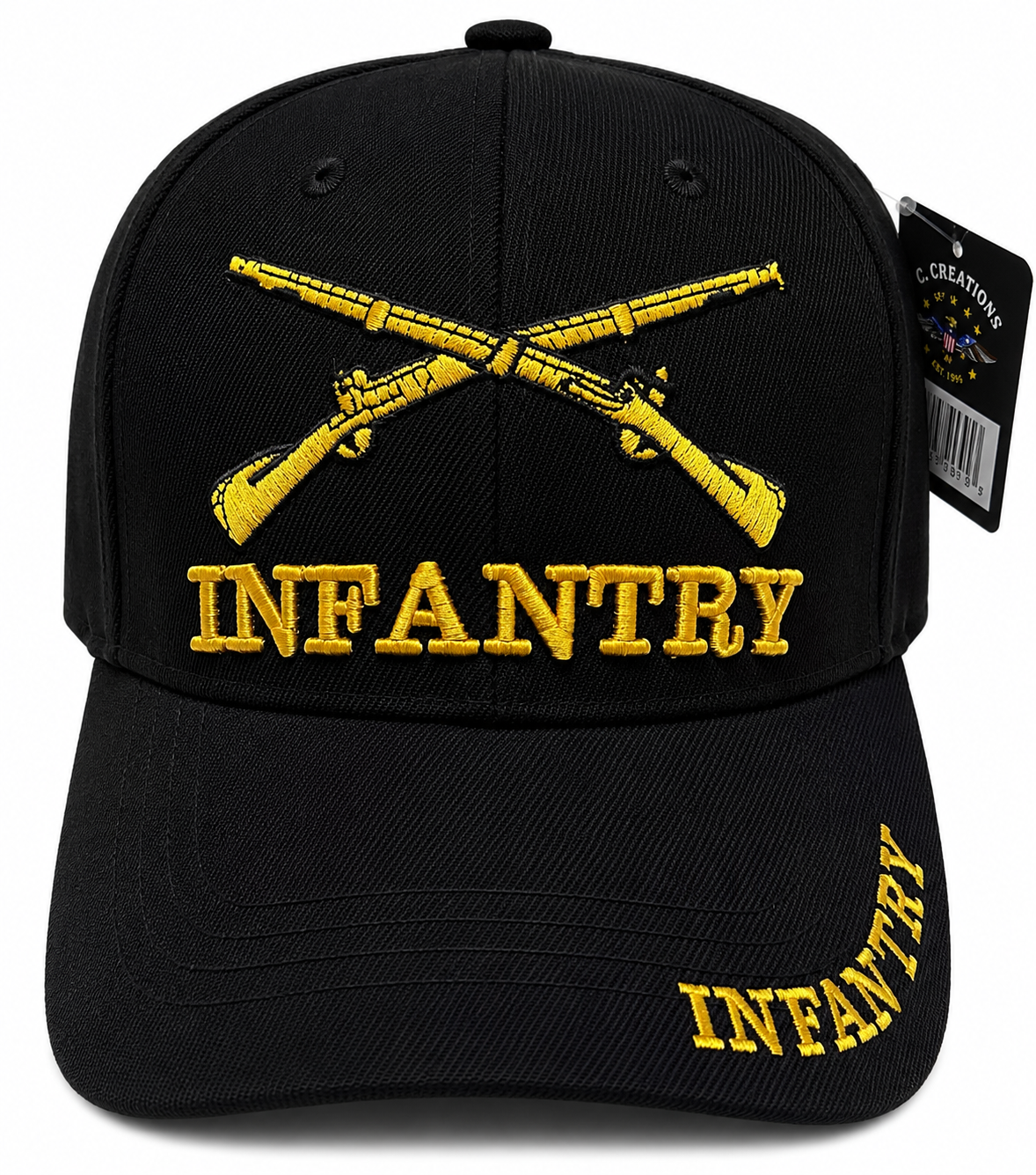 (INFANTRY CROSS RIFLE Military Cap - Officially Licensed
