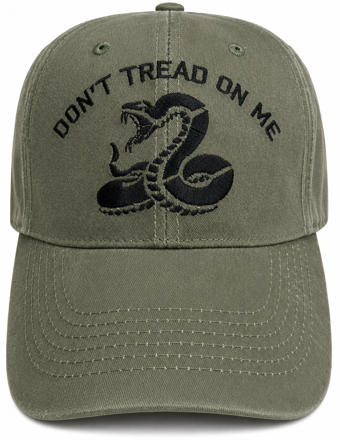 (DON'T TREAD ON ME OD GREEN  Cap - Officially Licensed