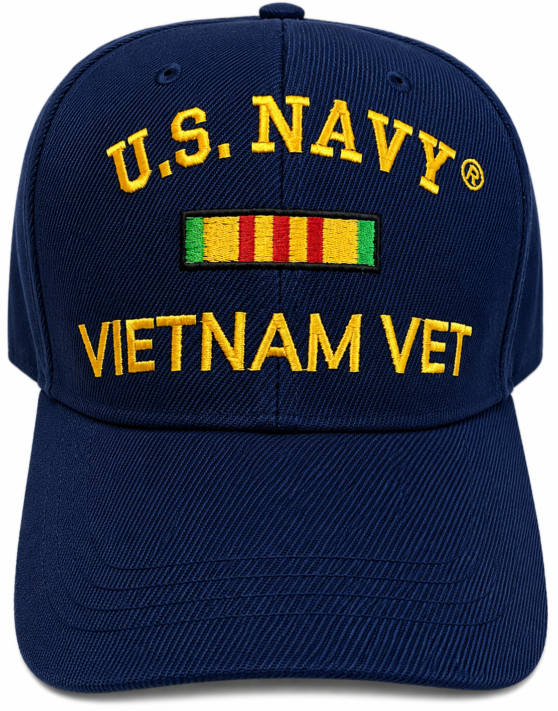 U.S. NAVY VIETNAM VET WITH RIBBON  Military Cap - Officially Licensed