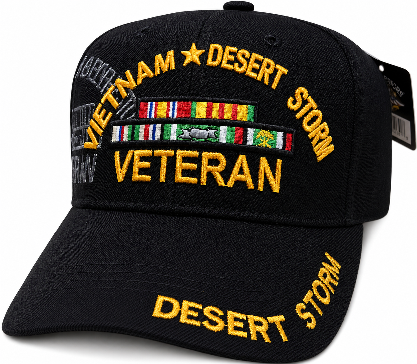 (VIETNAM & DESERT STORM VETERAN Military Cap - Officially Licensed